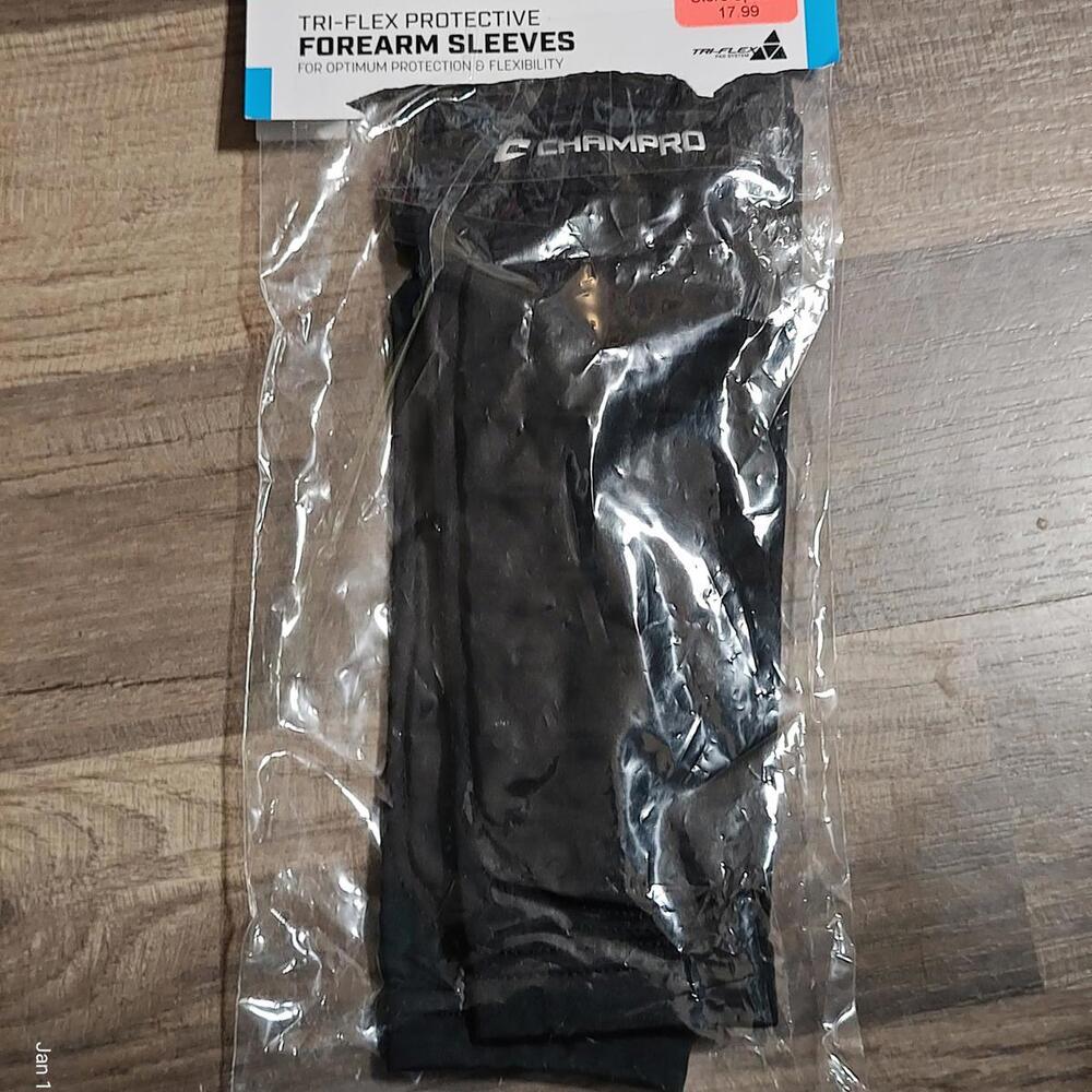 Champro Adult Tri-Flex Protective Forearm Sleeves Size Small